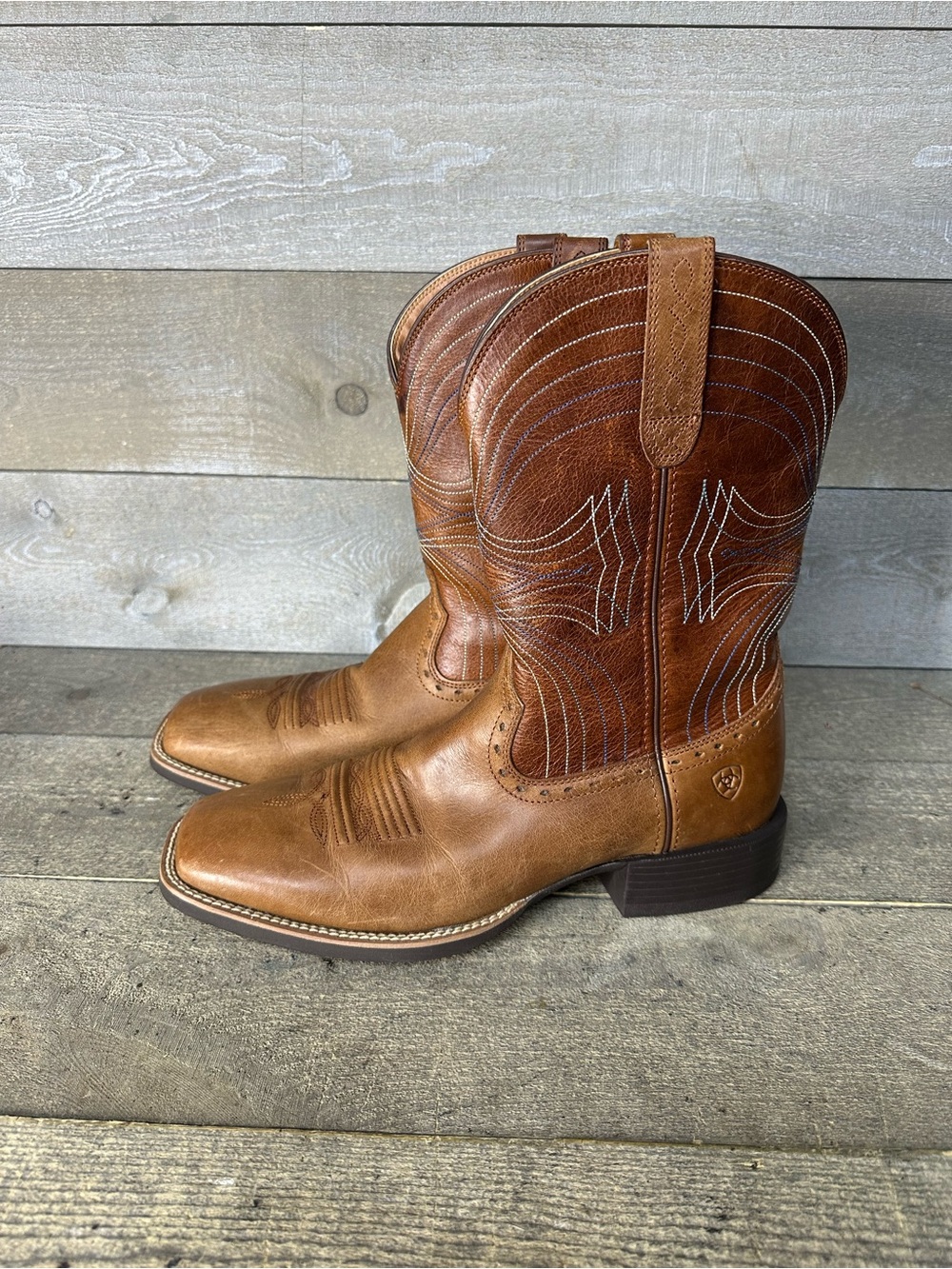 Ariat Sport Western Boots Sandstorm Coyote Brown Men's Size 11 D